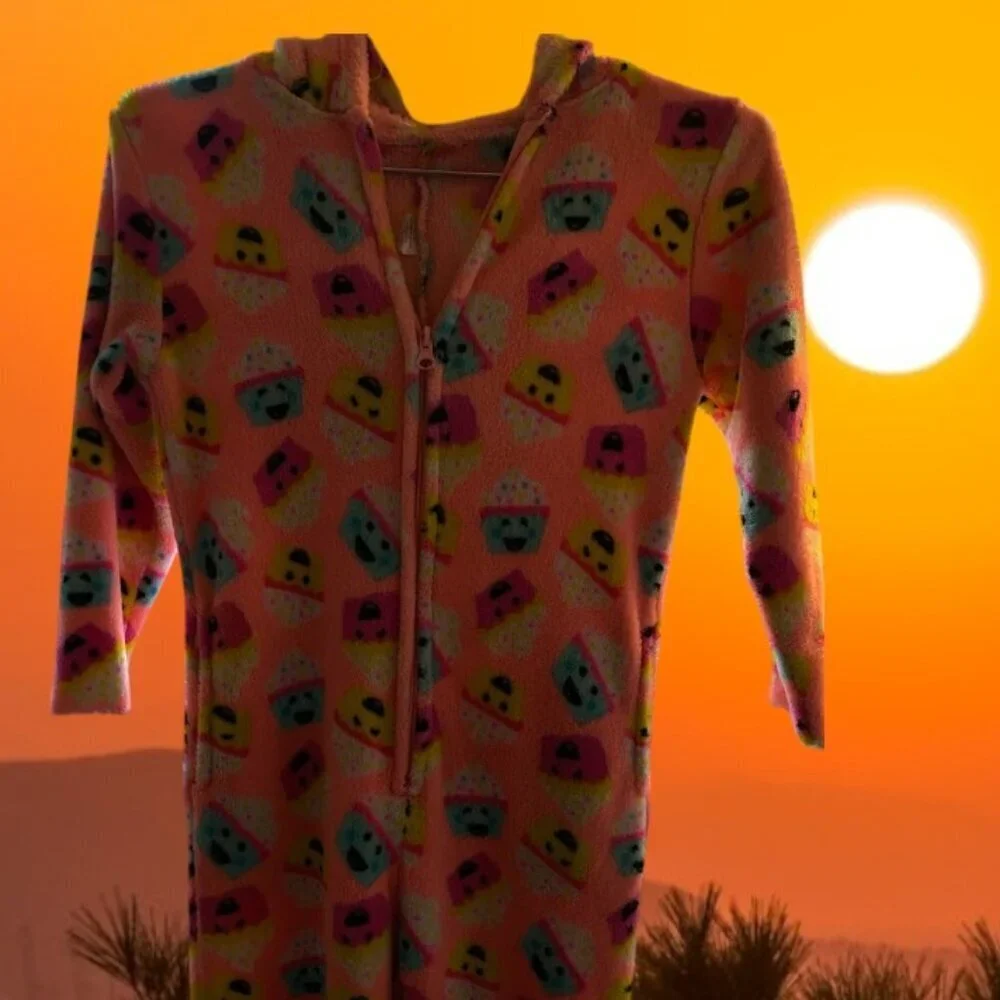 Girl's Hooded Pajamas